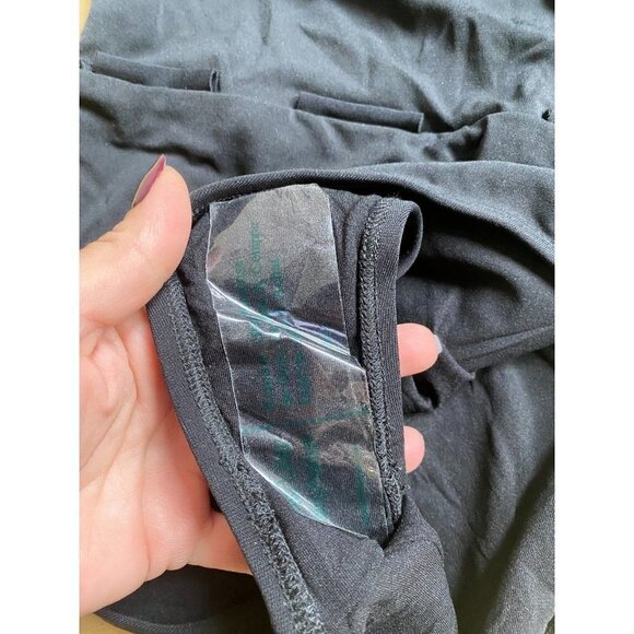 Robin Piccone "Emma" one-piece black womens BNWOT swimsuit sz 12 no belt - Picture 5 of 10